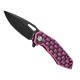 M-TAC Folding Knife Skull Black/Pink, Compact, lightweight everyday carry engineered with expressive design and reliable performance